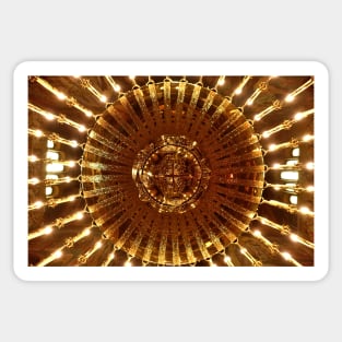 Concentric Circles of a Chandelier Sticker